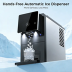 Self-Dispensing Nugget Ice Maker — 33lbs/Day, Ready in 15 Min