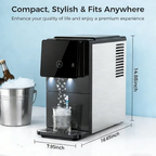 Self-Dispensing Nugget Ice Maker — 33lbs/Day, Ready in 15 Min