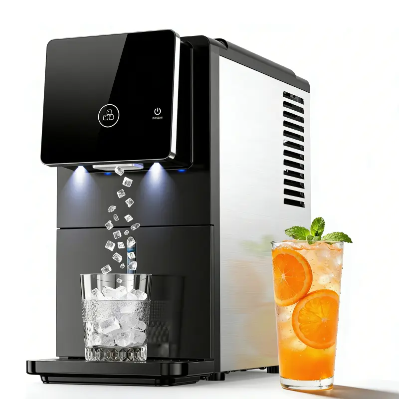 Self-Dispensing Nugget Ice Maker — 33lbs/Day, Ready in 15 Min